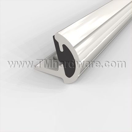 Pemko #352 Meeting Stile,  Aluminum ‘T’ Casing with Neoprene Seal for Reverse Beveled Door
