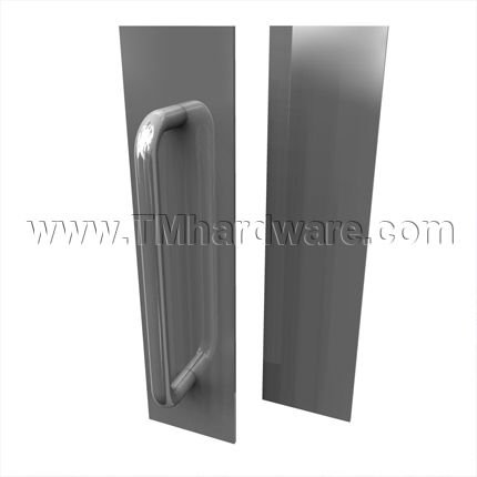 Rockwood 107x73B/73BL Concealed Mount Pull Plate Sets