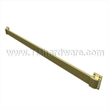 Rockwood 10 Push Bar With End Brackets, 24" - 36"