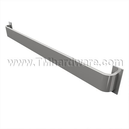 Rockwood 43 Wide Push Bar With Base Plates, 24" - 36"