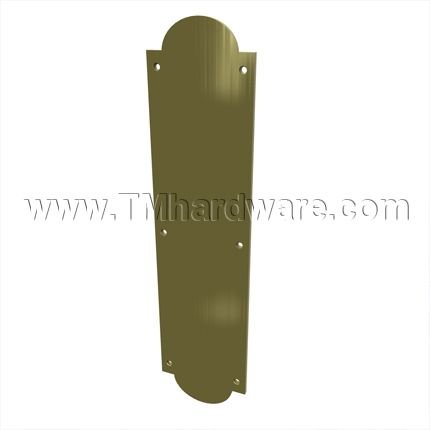 Rockwood 76 Push Plate, Decorative Design, Standard Guage .050" Thick