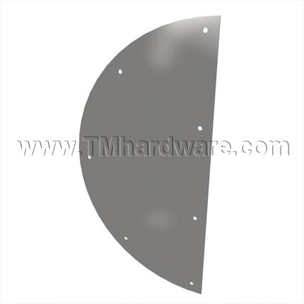 Rockwood 80 Push Plate, Semi Circle Design, Standard Guage .050" Thick