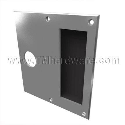 Rockwood 94DL - Dead Lock Flush Door Pull, 6.125" x 5" or 6.125" x 8"