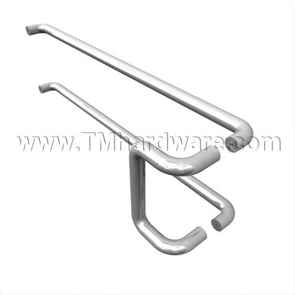 Rockwood BF15647-2 / Series 47 Offset Double Bar Set - Pull up to 12", Push Bar up to 36"