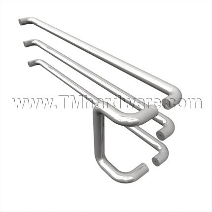 Rockwood BF15647-3 / Series 47 Offset Triple Bar Set - Pull up to 12", Push Bar up to 36"