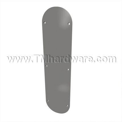 Rockwood 73RE Push Plate, Round Edge, Extra Heavy Duty .125" Thick