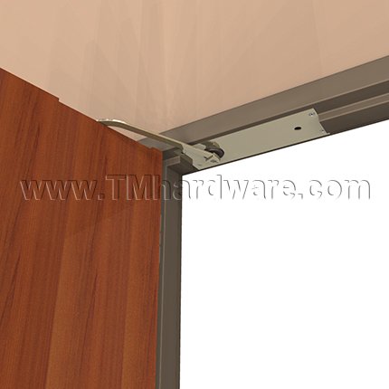Norton 0608 Series, Door Closer, Overhead Concealed, Single Acting, Aluminum doors & frames, No Hold Open, Bright Brass Finish