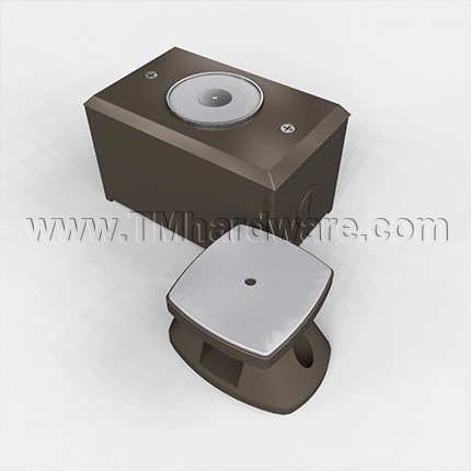 Rixson 991M Electromagnetic Door Holder, Hazardous Location Wall, Dark Satin Bronze, Equiv Finish