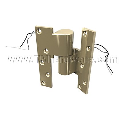 Norton EM19U, Door Closer Pivot, Electrified Intermediate Pivot, For Panic Devices, Bright Brass Finish