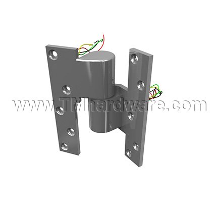 Norton EM19, Door Closer Pivot, Electrified Intermediate Pivot, 3/4" Offset, Right Handed, Satin Chrome Plated Finish