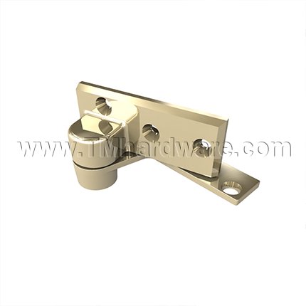 Norton 380, Door Closer Pivot, Offset Hung Top Pivot, 3/4" Offset, Bright Brass Finish