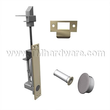 Rockwood Self Latching Flush Bolt with Bottom Fire Bolt for Metal Doors #2849