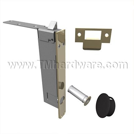 Rockwood Self Latching Flush Bolt with Bottom Fire Bolt for Wood Doors #2949