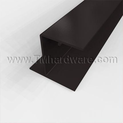 Rockwood 306-AST, Non-Mortise Door Edge, 90° U-Shaped with Astragal, 1-3/4" Doors, up to 8FT