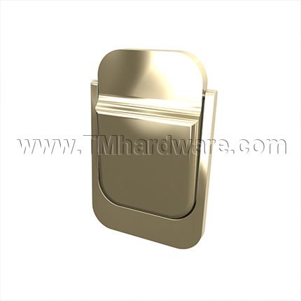 Rockwood #614, Square Door Knocker, Solid Brass