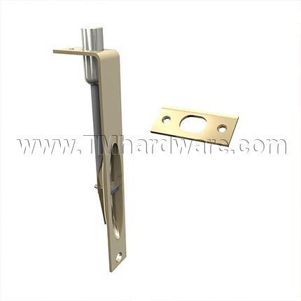 Rockwood Residential Flush Bolt with Flat End #640 or Round End #640RE