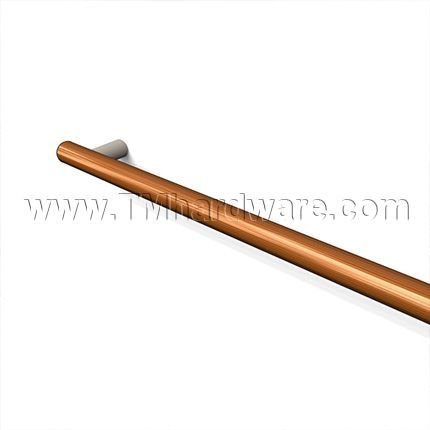 Rockwood ArborTek RM4112 - RM4122 Wooden Push Bar with Contrasting Posts and Flat Ends, up to 36" CTC