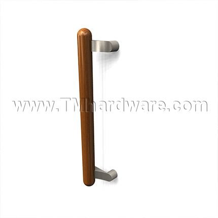 Rockwood ArborTek RM4134 - RM4154 Wooden Offset Pull with Contrasting Posts and Round Ends, 12" - 48" OA