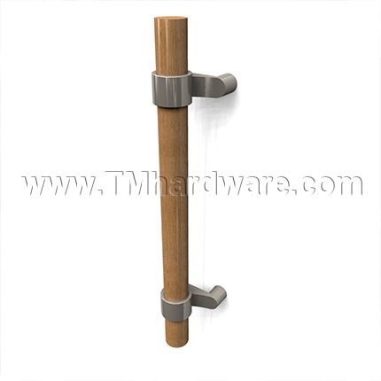 Rockwood ArborTek RM4180 - RM4190 Wooden Offset Pull with Contrasting Collar Mount Posts, up to 48" OA