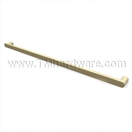 Rockwood PlanTek RM5212 - RM5222 Flat Front Push Bar with Radius Ends, up to 36" CTC