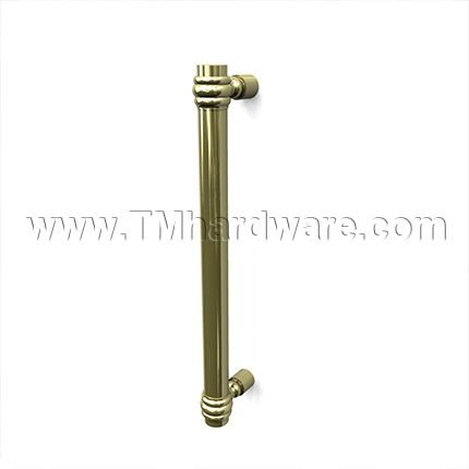 Rockwood Classic RM5650 Straight Finial Pull with Plain Grip  - 10" CTC