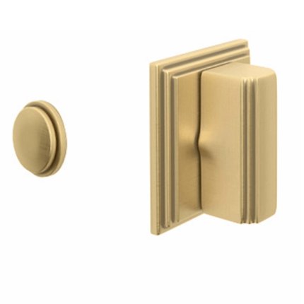 Emtek #8381 Wilshire, Single Rosette, Thumbturn Privacy Bolt, Arched Thumbturn