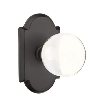 Emtek 7108BL Rustic Living Crystal Bristol Knob, #1 Rosette