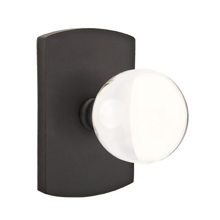 Emtek 7100BL Rustic Living Crystal Bristol Knob, #4 Rosette