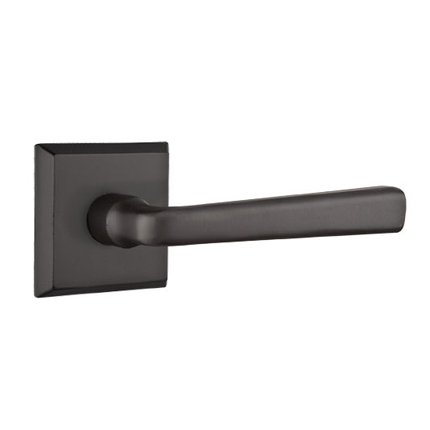 Emtek 7111CR Rustic Living Sandcast Bronze Cimarron Lever, #6 Rosette