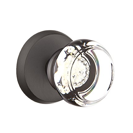 Emtek 7106GT Rustic Living Crystal Georgetown Knob, #2 Rosette