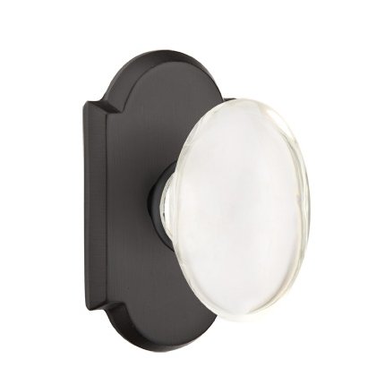 Emtek 7108HT Rustic Living Crystal Hampton Knob, #1 Rosette