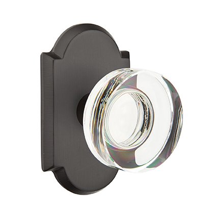 Emtek 7108MDC Rustic Living Modern Disc Crystal Knob, #1 Rosette