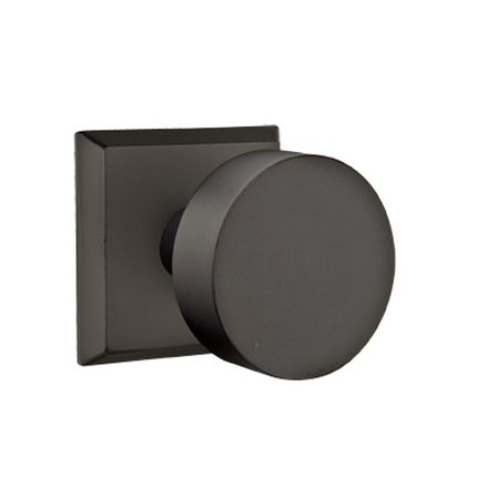 Emtek 7111BZRN Rustic Living Sandcast Bronze Round Knob, #6 Rosette