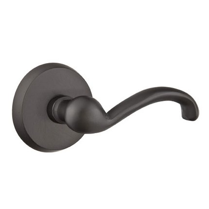 Emtek 7106TT Rustic Living Sandcast Bronze Teton Lever, #2 Rosette