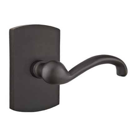 Emtek 7100TT Rustic Living Sandcast Bronze Teton Lever, #4 Rosette