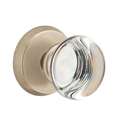 Emtek 7106PC Rustic Living Providence Crystal Knob, #2 Rosette