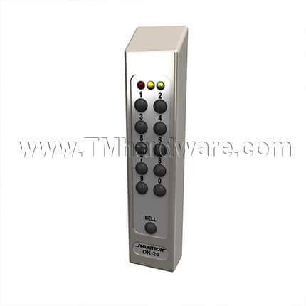 Securitron DK-26 Digital Keypad System, Keypad Only, Satin Stainless Finish