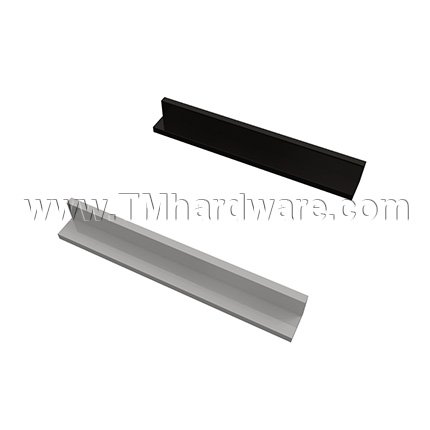 Securitron HEB Header Extension Brackets For Magnalock Electronic Lock, 1” x 1” x 8” size, Black Anodized Finish
