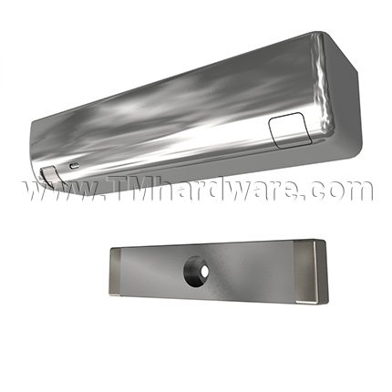Securitron M380E EcoMag Series Magnalock, Electronic Lock, with Bondstat and DPS, Satin Aluminum, Clear Anodized Finish