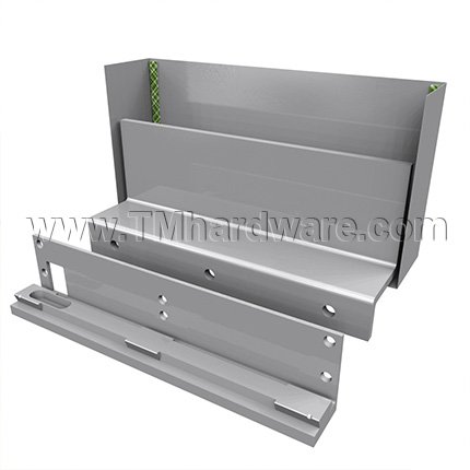Securitron TJ In-Swing Door Kit For M38 And M86 Magnalock Electronic Lock, M38, Clear Anodized Finish
