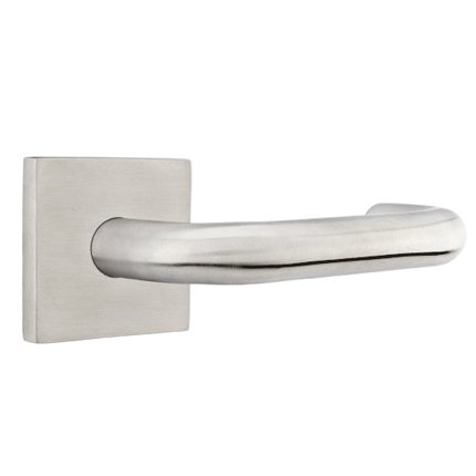 Emtek S10003CO Contemporary Stainless Steel Cologne Lever, Square Rosette