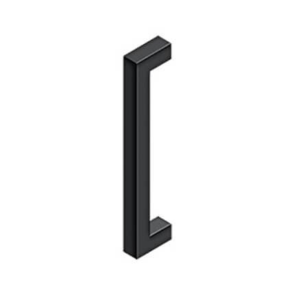 Deltana SSP1210 Modern Straight Door Pull, Stainless Steel, 12"-24" Length