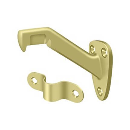 Deltana HRB325 Hand Rail Bracket, Solid Brass, 3-3/8" Projection