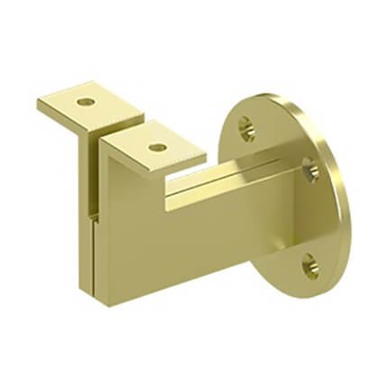 Deltana HRBM325 Modern Hand Rail Bracket, Heavy Duty, Solid Brass, 3-1/4" Projection