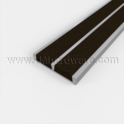 Wooster Supergrit W610 No-Slip Narrow Tread for Wood or Concrete Stairs, 1.375" Depth