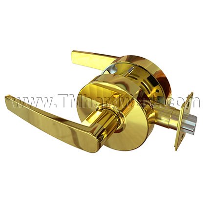 Accentra Door Handle 4601LN, Monroe Lever, Bright Brass Finish