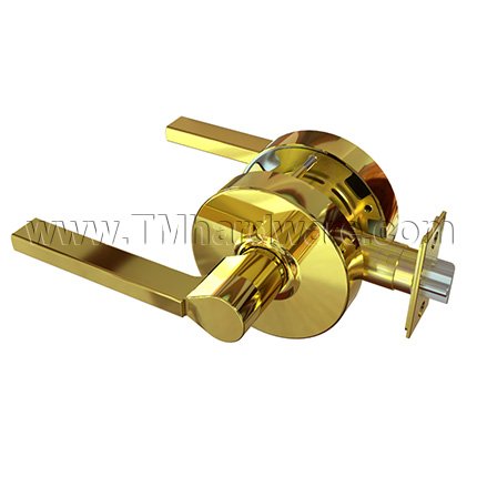 Accentra Door Handle 4601LN, Reflection Lever, Bright Brass Finish