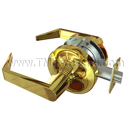 Accentra 5402LN Commercial Locks Polished Brass (US3) Finished