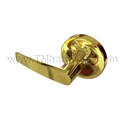 Accentra Door Handle 4755LN, Monroe Lever, Bright Brass Finish