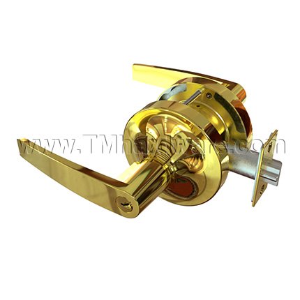 Accentra Door Handle 5304LN, Monroe Lever, Bright Brass Finish